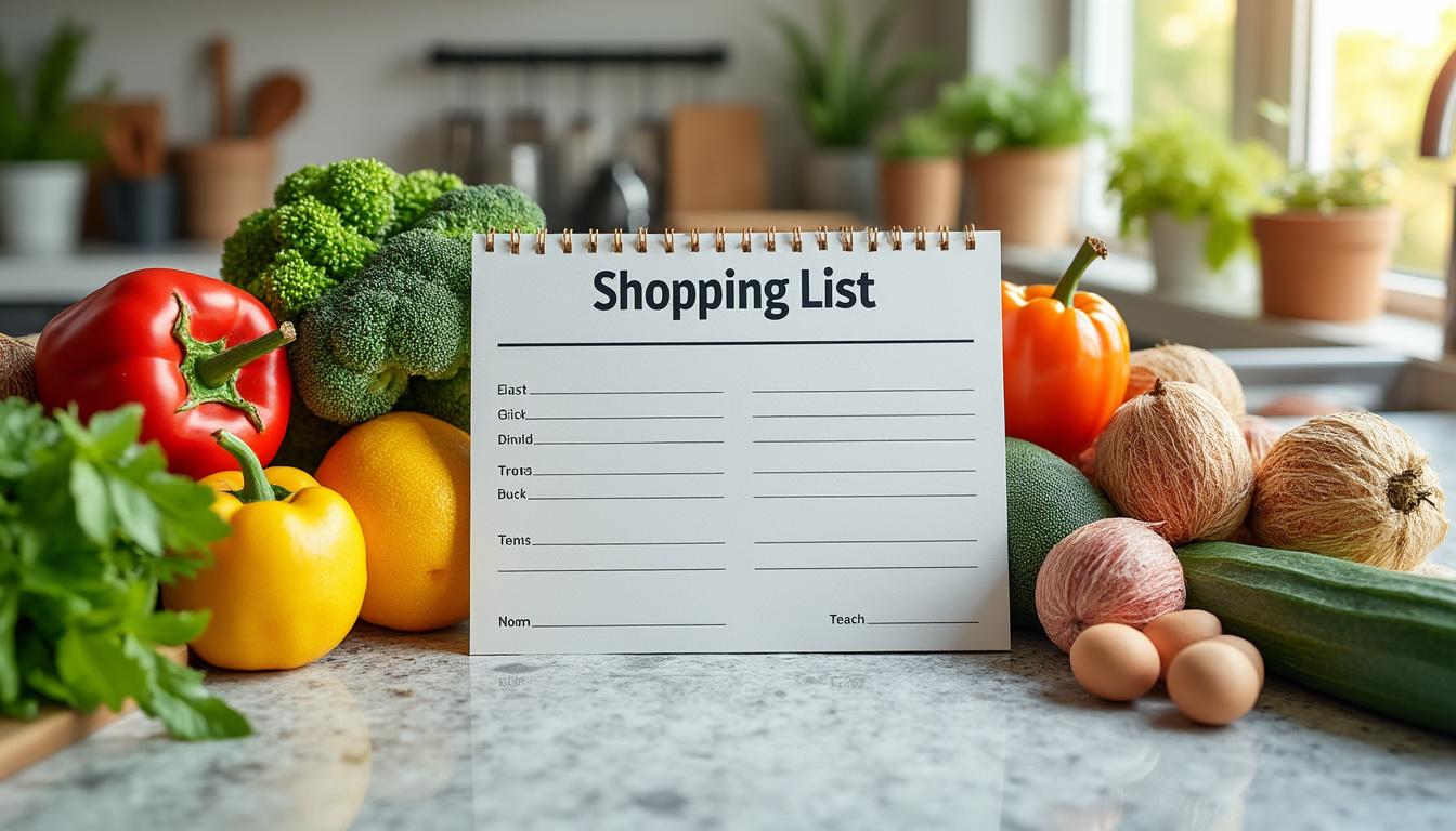 découvrez une liste type de courses pour organiser facilement vos achats alimentaires et ne rien oublier lors de vos passages en magasin.