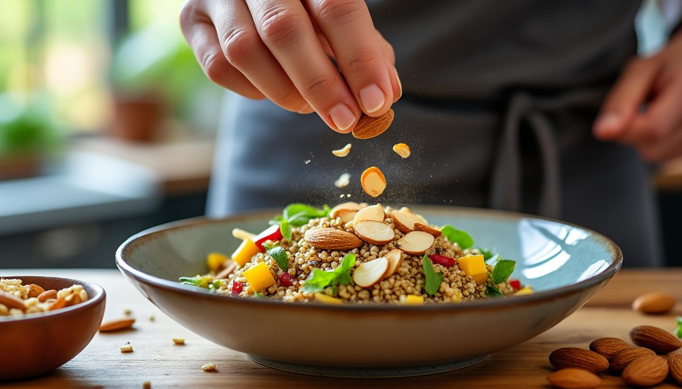dĂ©couvrez les bienfaits des amandes pour votre santĂ©, riches en nutriments essentiels, bonnes pour le cĆur, et parfaites pour une alimentation Ă©quilibrĂ©e.