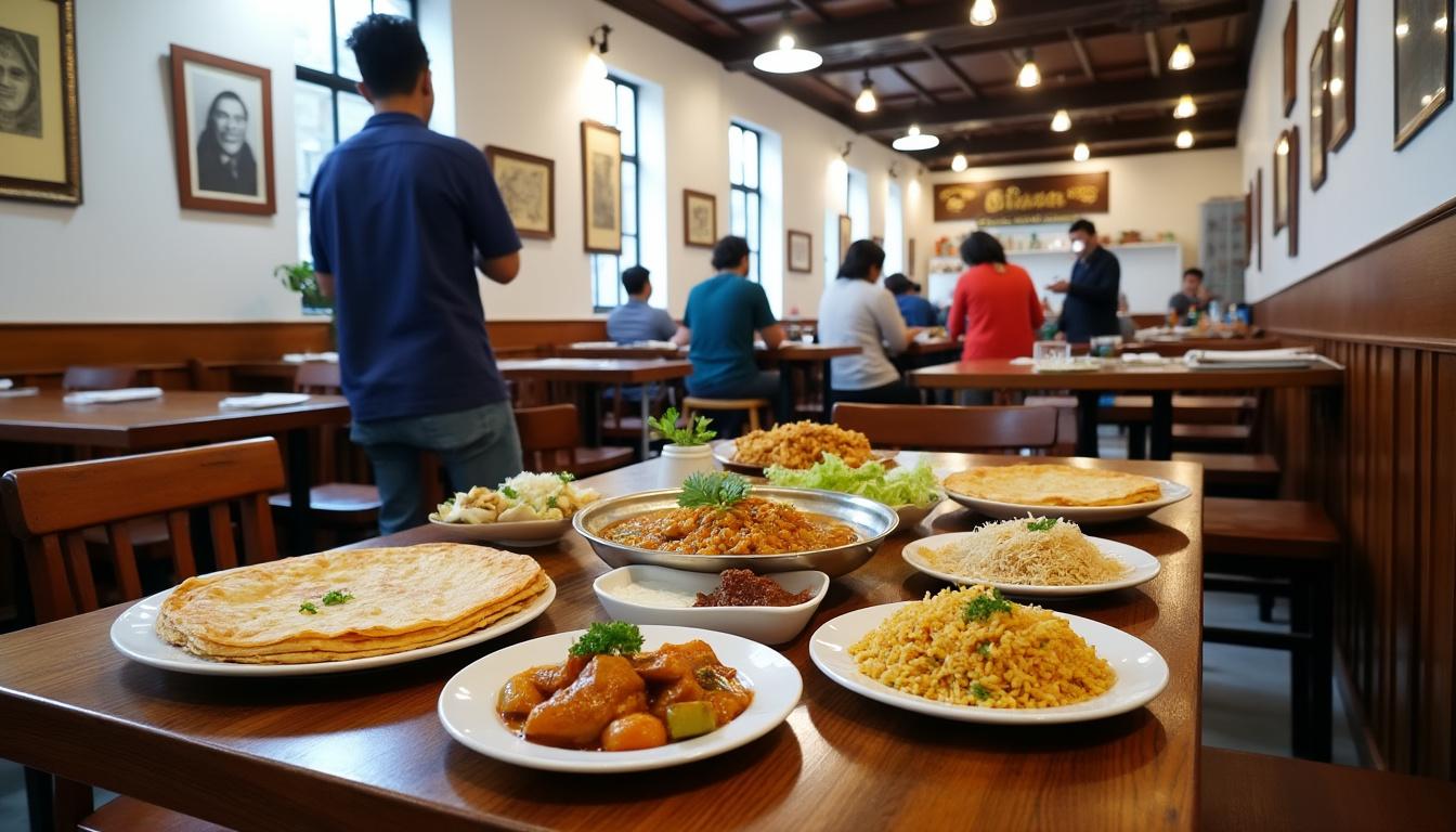 découvrez muniyandi vilas, un restaurant authentique offrant une cuisine traditionnelle savoureuse dans une ambiance conviviale. parfait pour les amateurs de spécialités indiennes.