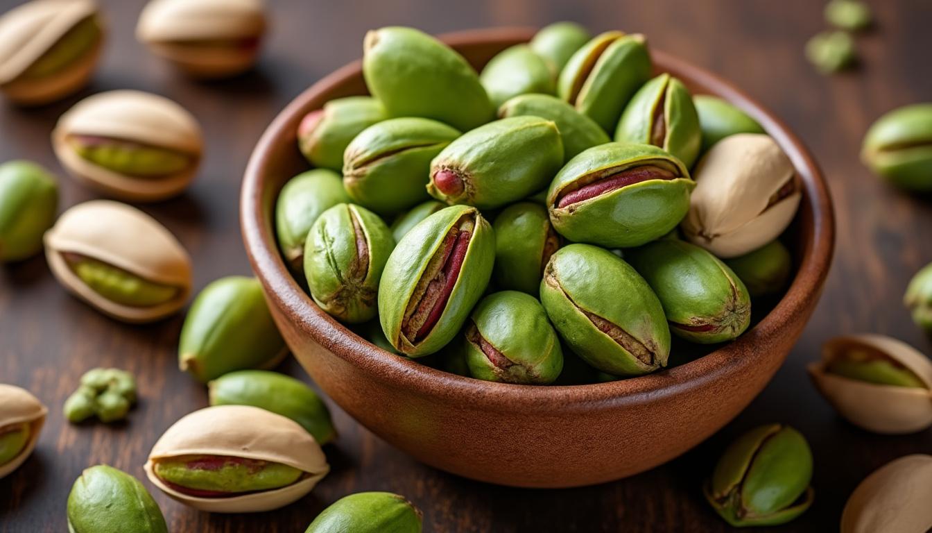 découvrez les bienfaits des pistaches, riches en nutriments essentiels, antioxydants et bonnes pour la santé cardiovasculaire.