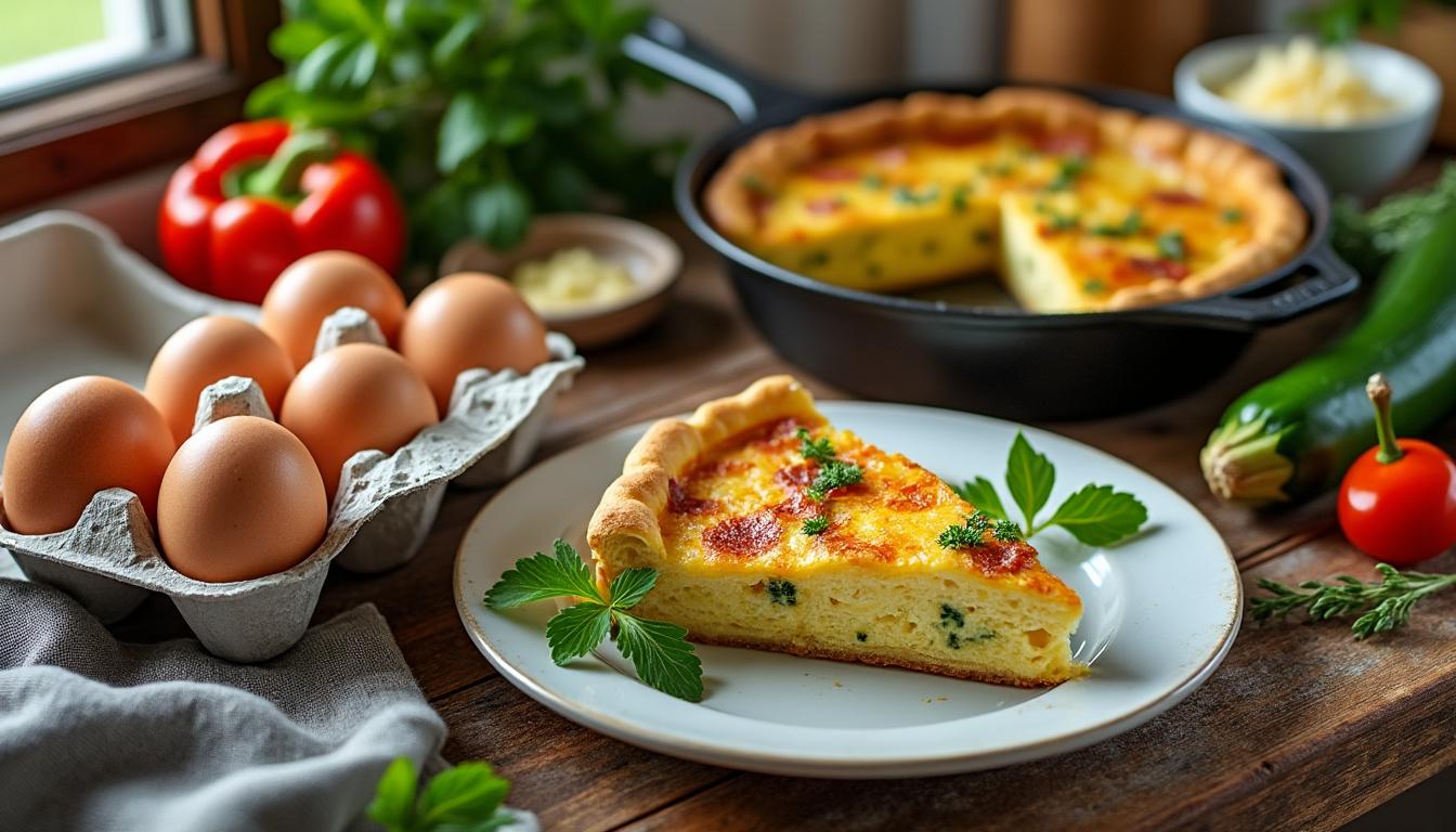 découvrez une recette salée simple et délicieuse pour utiliser des œufs entiers. idéale pour écouler vos œufs, cette préparation gourmande ravira toute la famille.