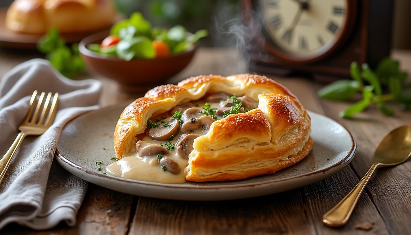 découvrez la recette traditionnelle du vol-au-vent grand-mère, un plat savoureux et réconfortant, facile à préparer pour toute la famille.